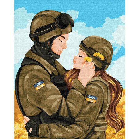 Картина за номерами KHO2614 Кохання переможе ©krizhanskaya, 40х50см. фото