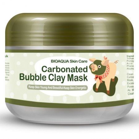 Очищающая маска для лица Bioaqua кислородная (карбонатная) 100 мл