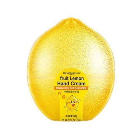 Відбілюючий крем для рук Bioaqua Fruit Lemon Hand Cream з екстрактом лимона 30 г фото