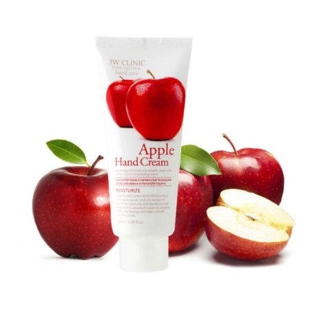 Крем для рук 3W Clinic Apple Hand Cream с экстрактом яблока 100 мл фото